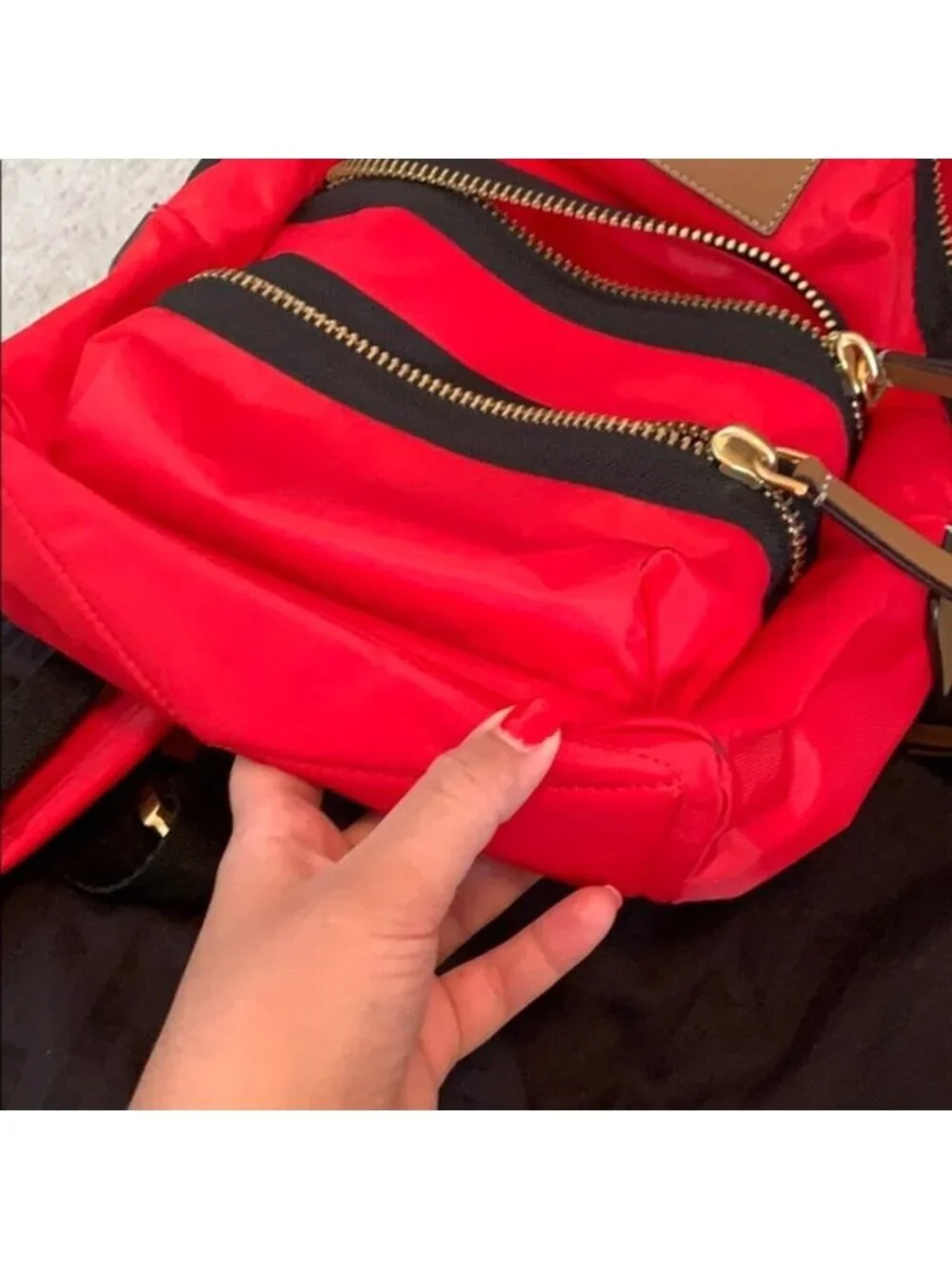 MARC JACOBS Red Backpack